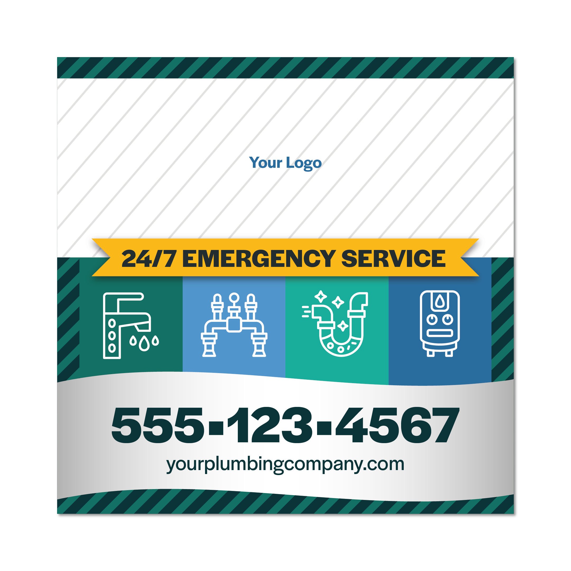 Plumbing Service Sticker