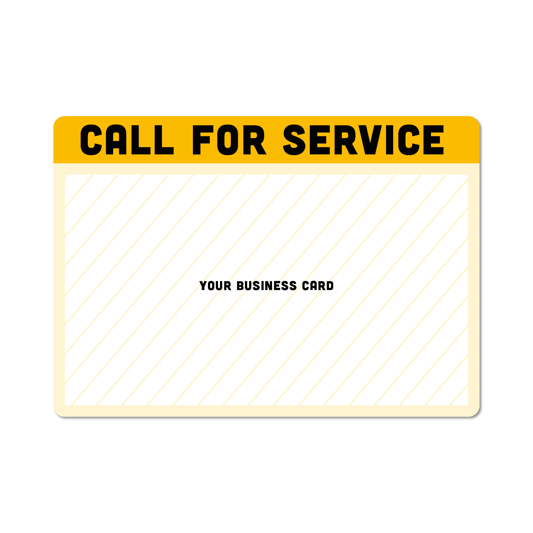 General Service Sticker - Business Card #1