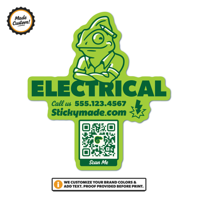 Electrical Logo / QR Code Sticker