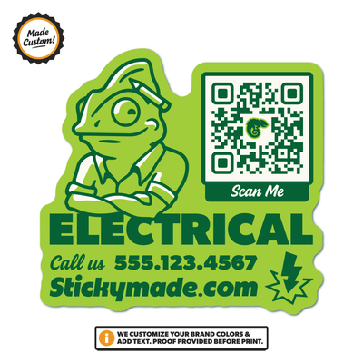 Electrical Logo / QR Code Sticker