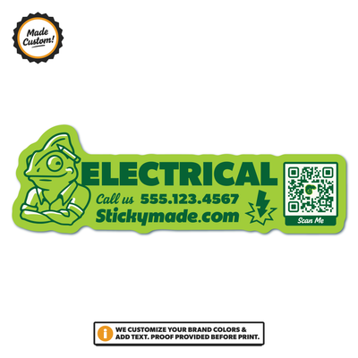 Electrical Logo / QR Code Sticker