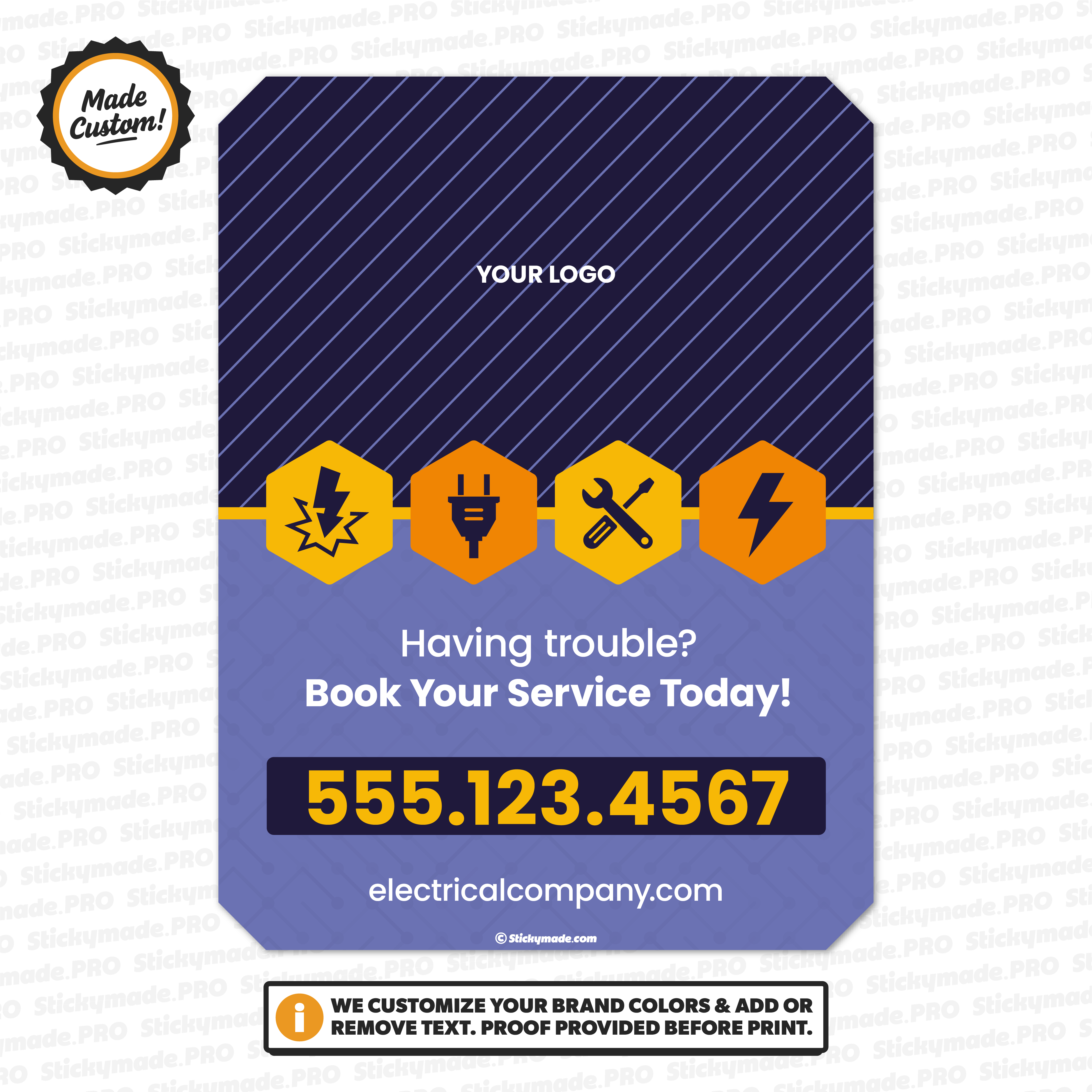 Electrical Service Sticker