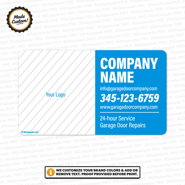 Garage Door Service Sticker #7