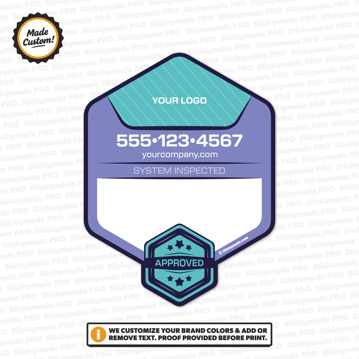 General Inspection Sticker – Stickymade