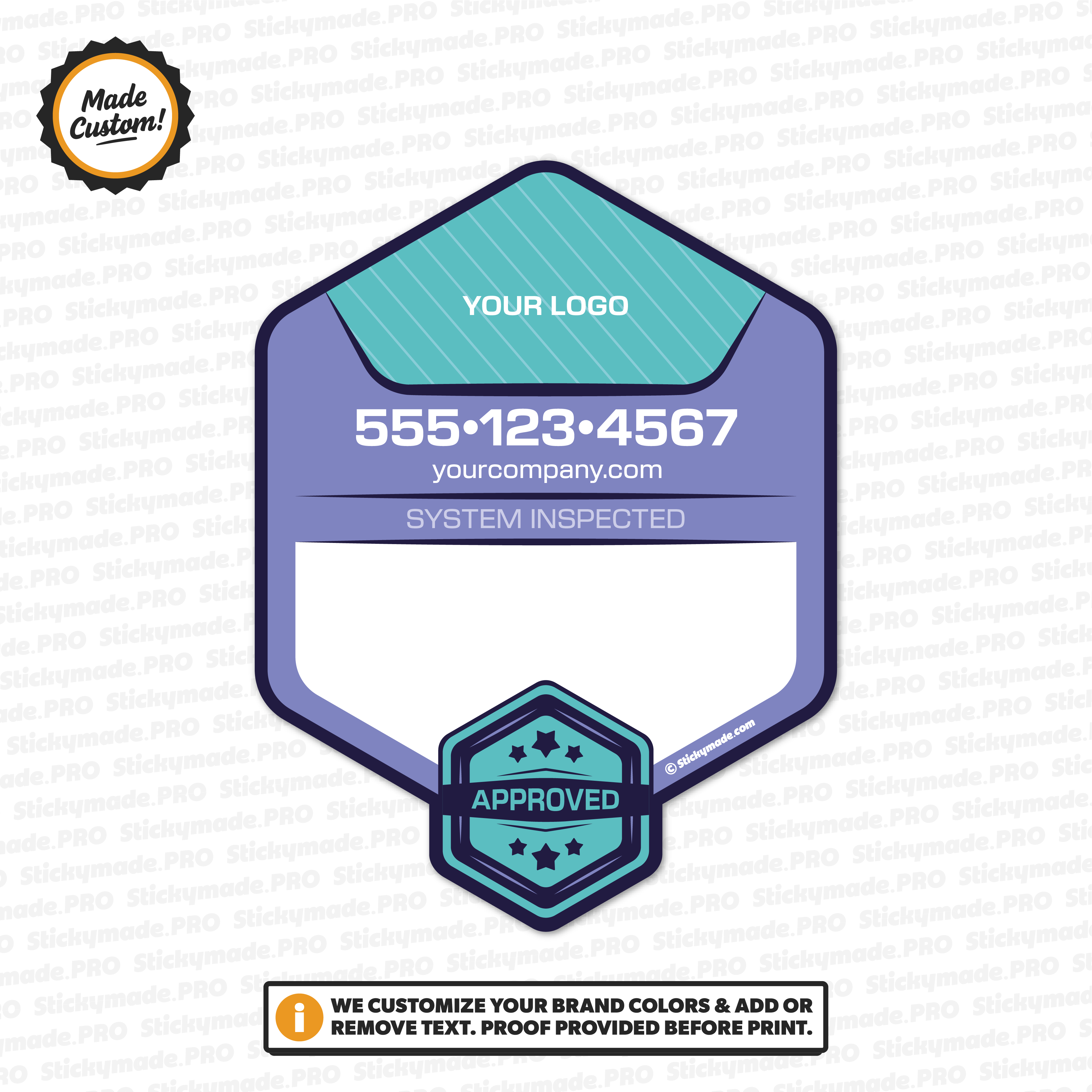 General Inspection Sticker