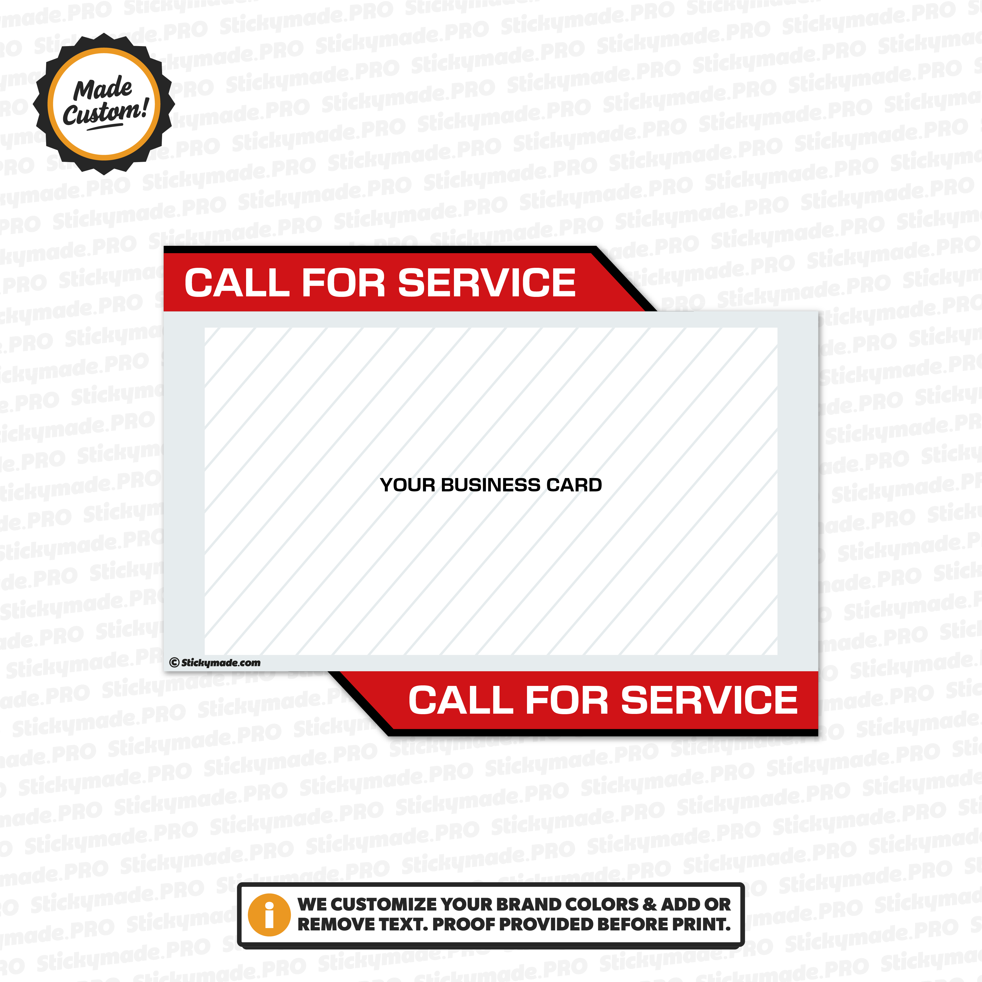 General Service Sticker - Business Card #2