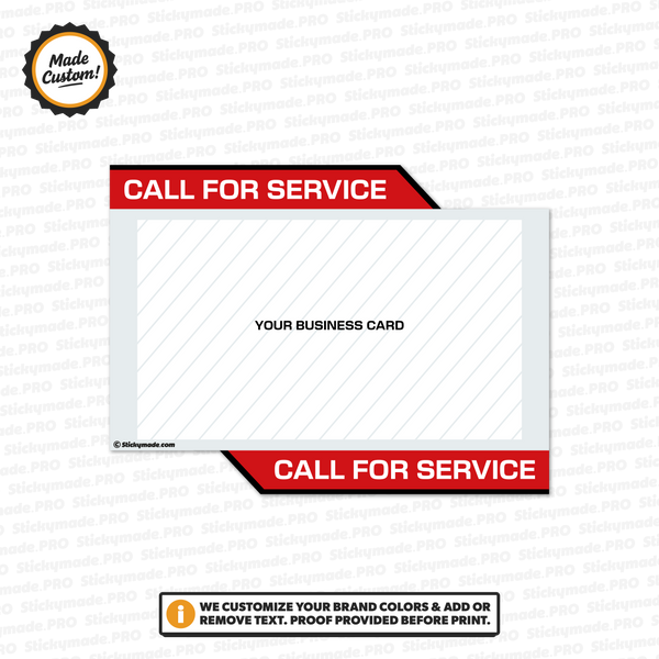 General Service Sticker - Business Card #2