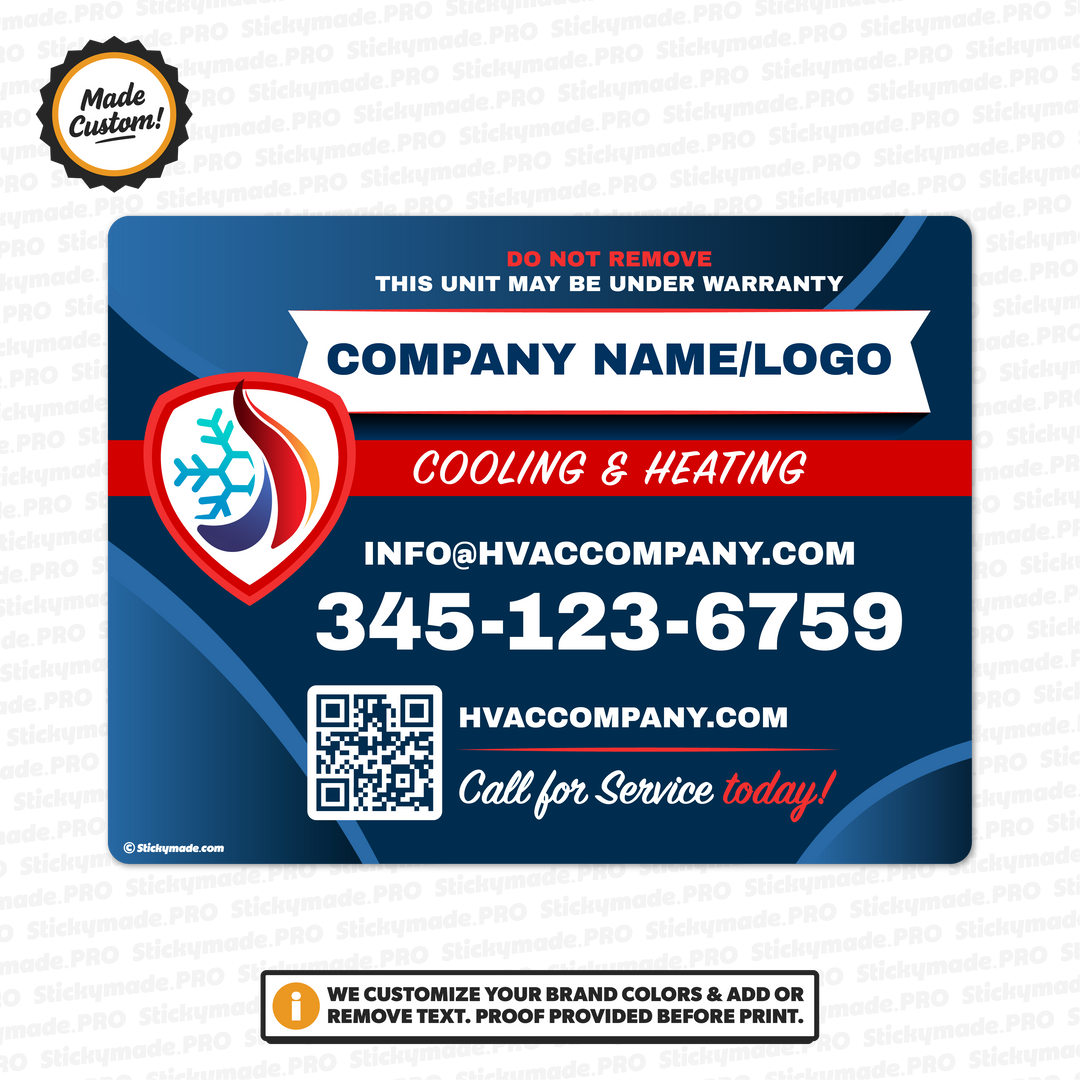 Sticker Heating Unit HVAC Stickers – Stickymade