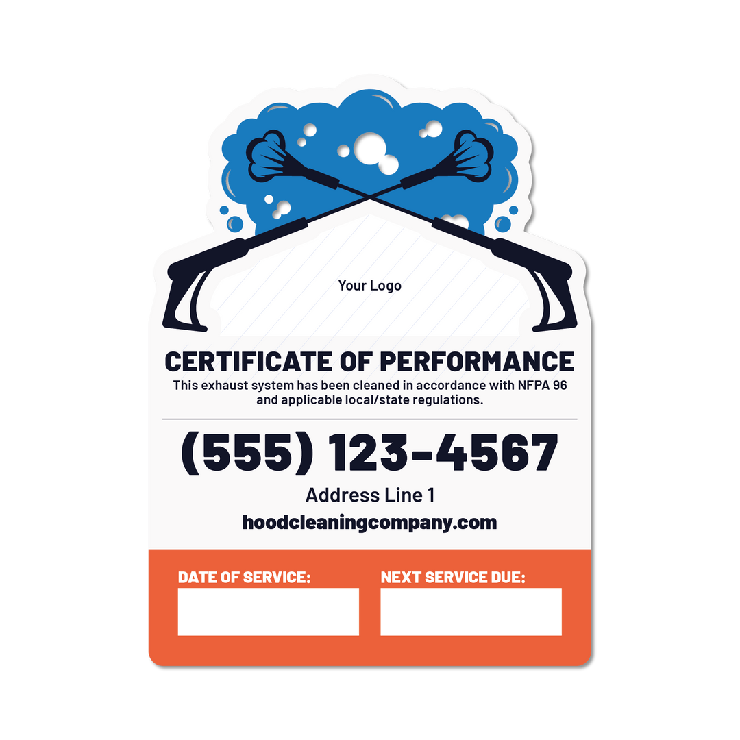 Hood Cleaning Stickers – Stickymade