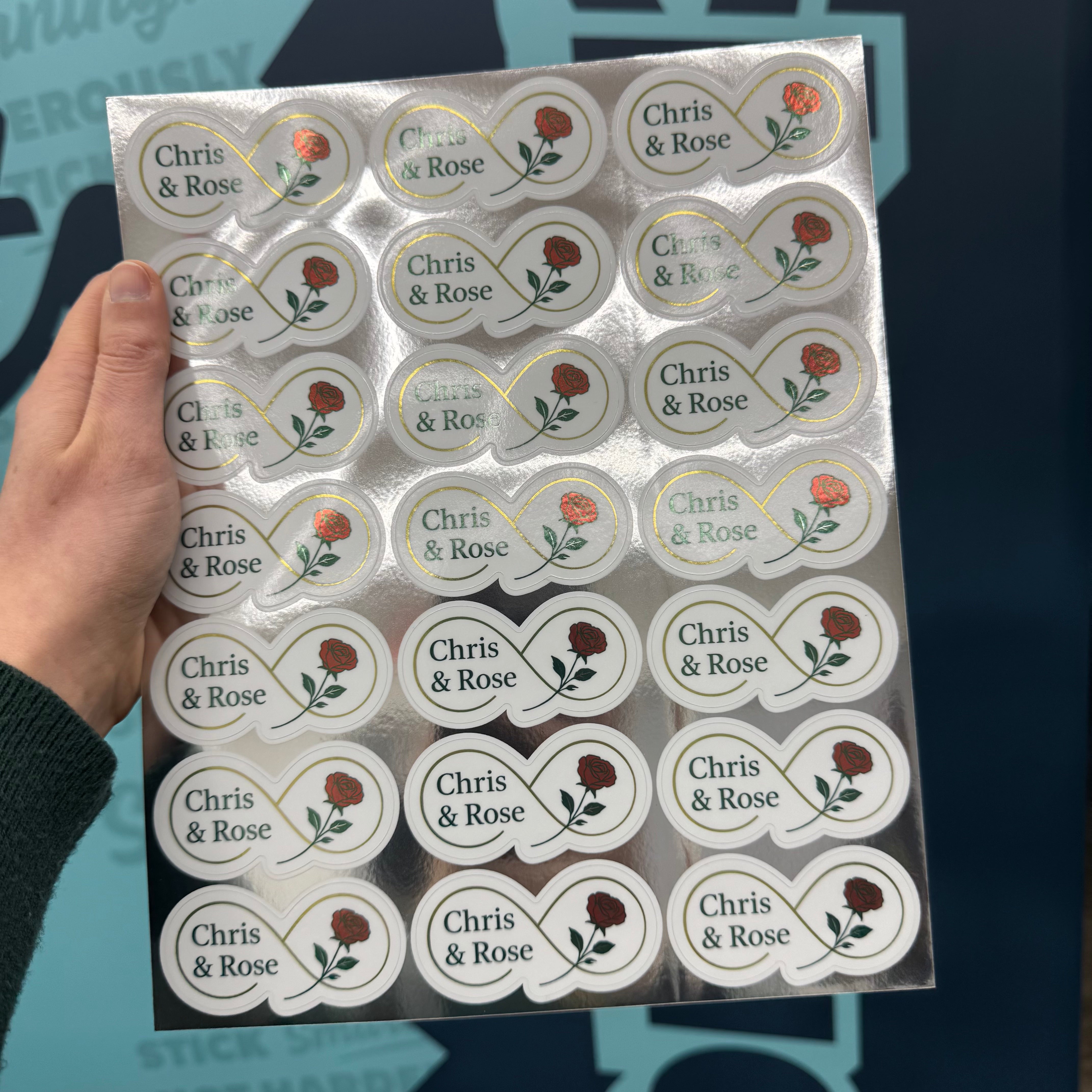 Die Cut Sheet Labels