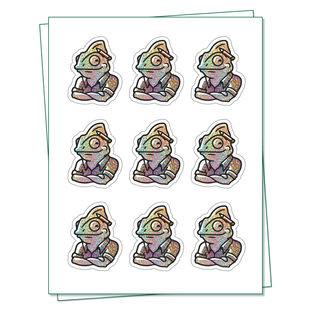 Glitter Sheet Labels