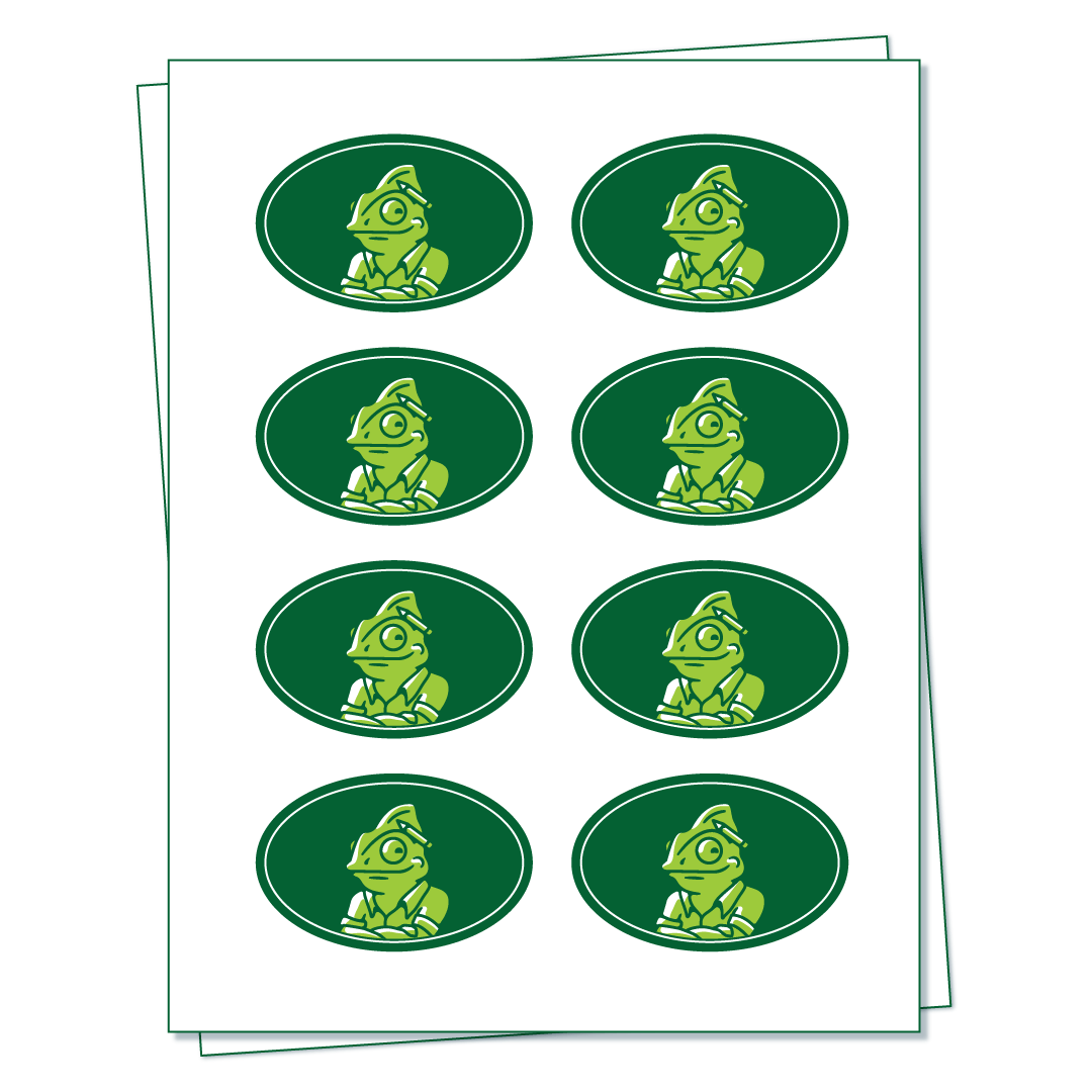 Oval Sheet Labels