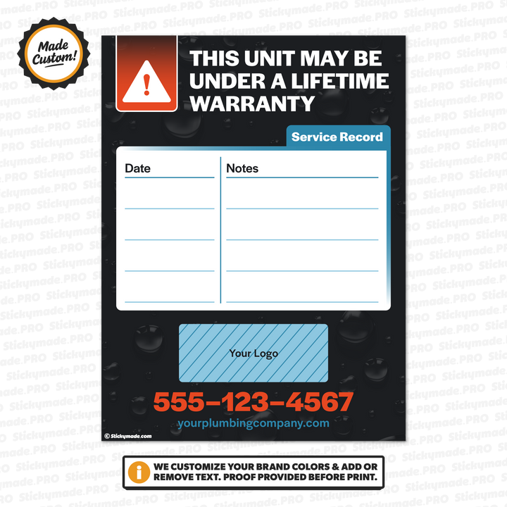 Plumber Service Sticker Plumbing Stickers – Stickymade