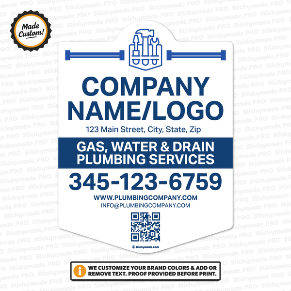 Plumbing Service Sticker #3