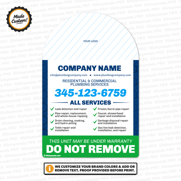 Plumbing Service Sticker #4