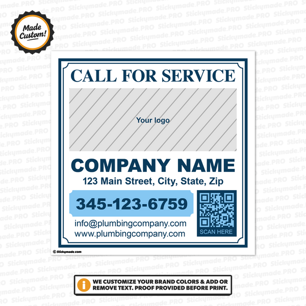 Plumbing Service Sticker #7
