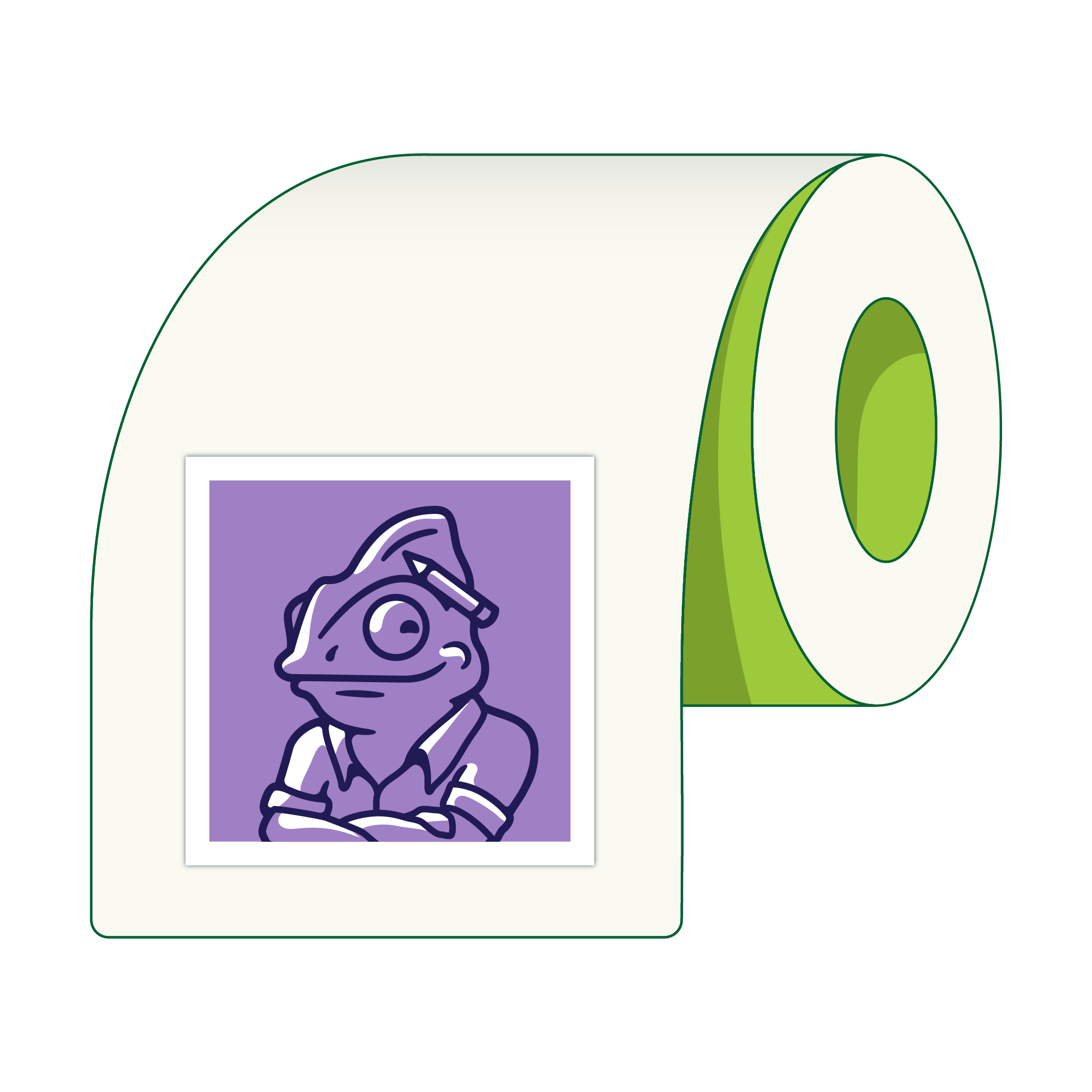 Square Roll Labels