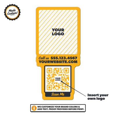 HVAC Logo / QR Code Sticker