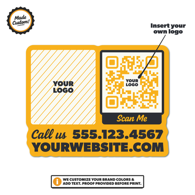 HVAC Logo / QR Code Sticker