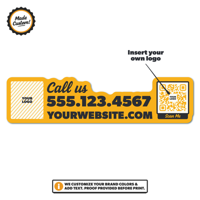 HVAC Logo / QR Code Sticker