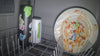 Sticker test in a dishwasher to prove durability